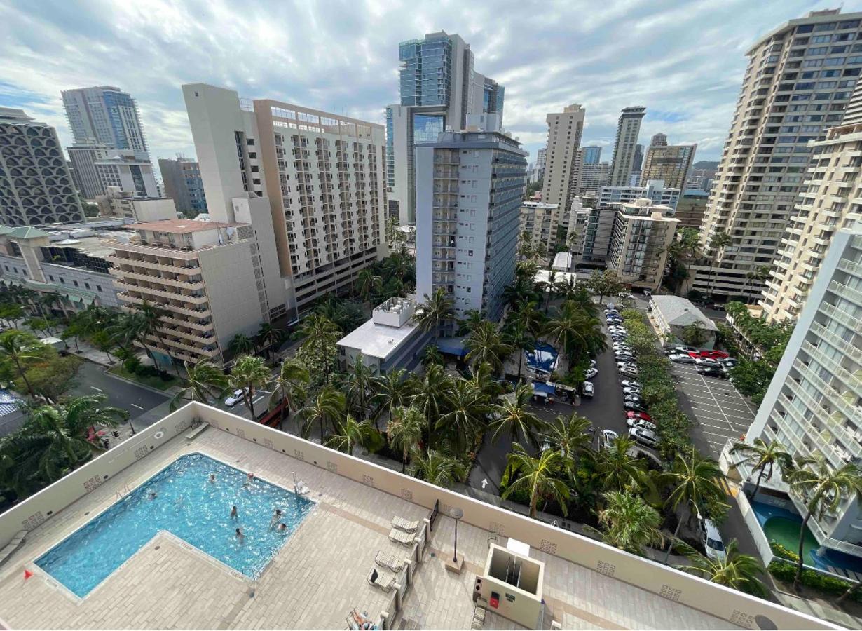 1414- Heart Of Waikiki With Kitchen - Free Parking - City View Honolulu Buitenkant foto